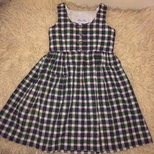 LODEN FREY /Germany lined plaid dress /98 /sweet!